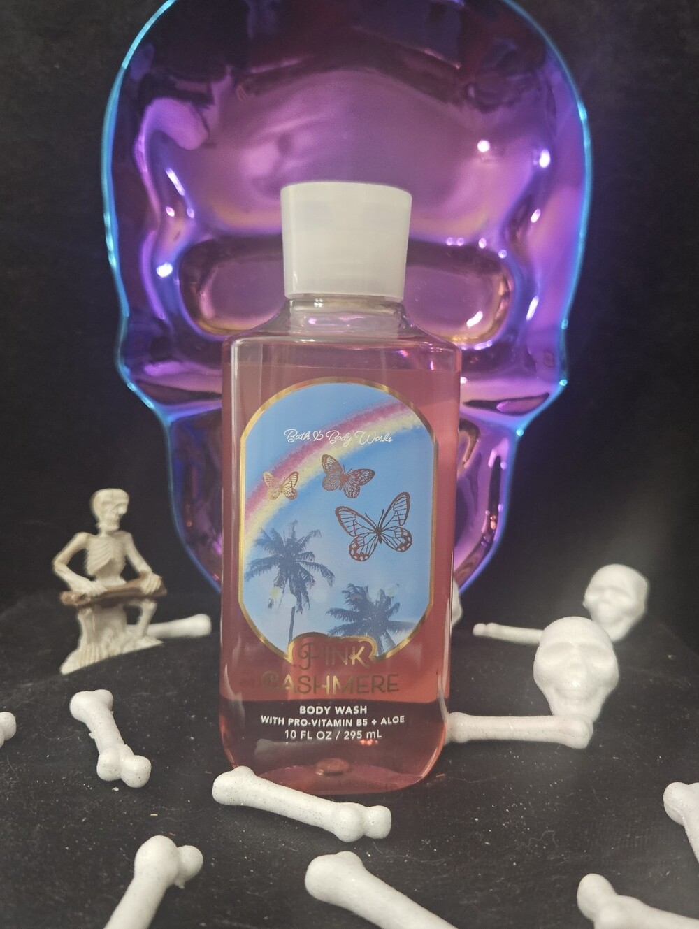 NWT Bath & Body Works Pink Cashmere Body Wash - Pink & Blue